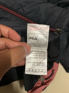 Fila Navy &amp; Pink Track Jacket