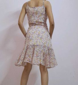 Floral Ruffle Summer Dress