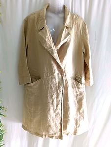Imported Beige Lightweight Trench Coat