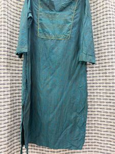 Avaasa Teal Kurta