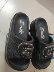 Stylish Black Slides