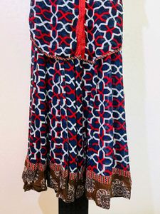 Stylish Printed Dress New Wdt Tag