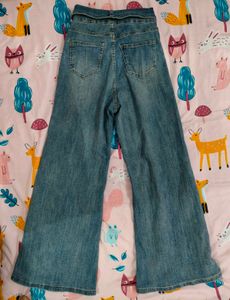 Wide Leg Denim Jeans