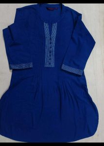 Blue short kurti
