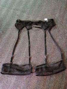 Black Fishnet Garter belt