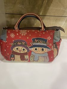 Thailand famous Cute Owl Tapestry Handbag
