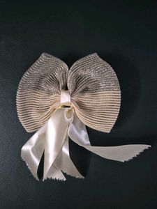 Elegant Sparkle Bow Hair Clip