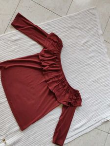 Off-Shoulder Ruffle Top