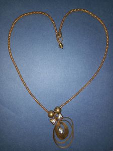 Copper Bow Necklace
