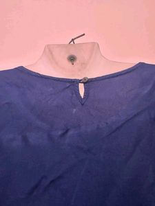Stylish Printed Navy Blue Kurta