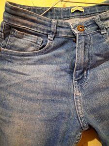 Blue Wash Denim Jeans