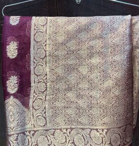 Party Wear Saree With Blouse