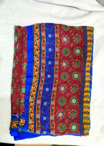Vibrant Printed Saree