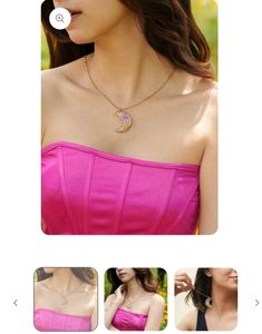 flower pendants with a chain