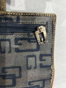 Vintage Y2k Guess Monogram Denim Wallet