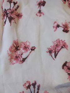 Floral Print Skirt And Top Combo