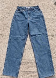 Zara High Waisted Wide Leg Jeans