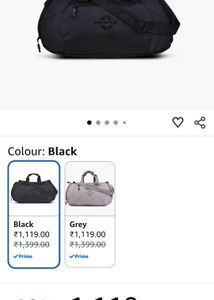 pack of two ✌ Nivia Black Duffle Bag