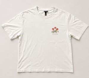 H&M Men’s Cream Graphic Loose Fit T-Shirt