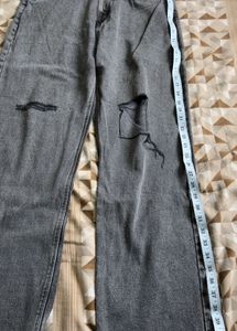 Grey Wash Denim Jeans