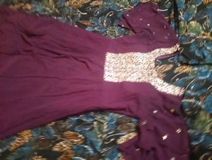 Beautiful Gown With Dupatta Party Dress