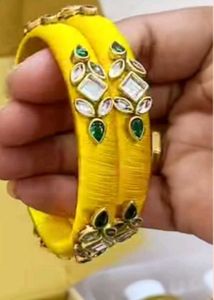 Elegant Silk Thread Bangles any one pair