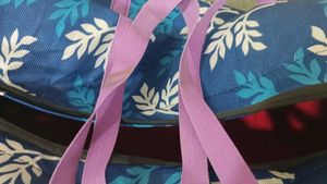 Floral Print Duffle Bag
