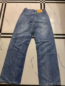 price drop Wide Leg Blue Denim Jeans