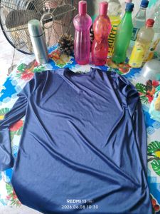 Navy Blue Long Sleeve T-Shirt