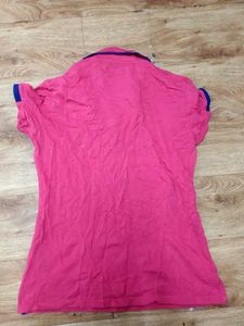 Pink Casual T-Shirt