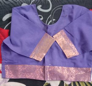 Purple Cotton Blouse