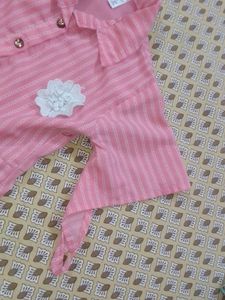 Combo Of 2 High And Low Pattern T-shirts For Girls