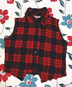 POCO Plaid Sleeveless Top