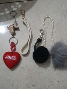 Assorted Keychains & Charms Set all piece