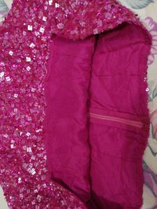 MAGENTA SHIMMER TOP