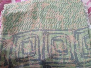 Beautiful Leaf Print Saree