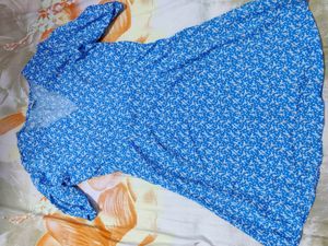 SSS Blue Floral Mini Dress