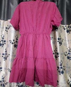 🔥SALE🔥Flared Pink Casual Mini Dress
