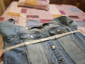 Denim Jacket For Women Bust 40, Length 20 Inch