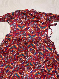 Bohemian Print Maxi Dress