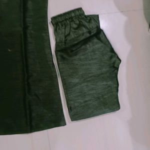 Olive Green Kurta Set for 10 years boy