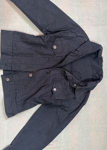 Stylish Black Denim Jacket