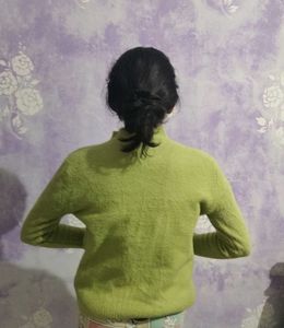 Cute Green Winter Sweater
