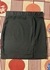 Mini Skirt with Slit