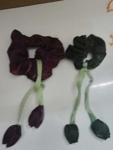 Unique Floral Scrunchies 3