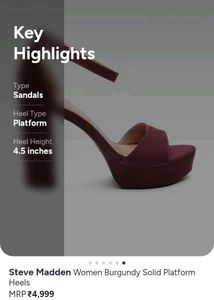 Steve Madden unused heels