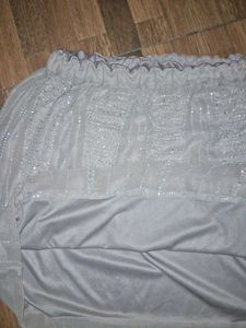 Sparkly Mesh Mini Skirt