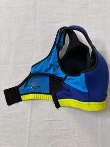 Zivame Blue &amp; Yellow Sports Bra