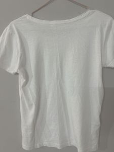 Mango White Tee
