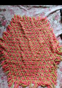 Retro Crochet Starburst Table Runner